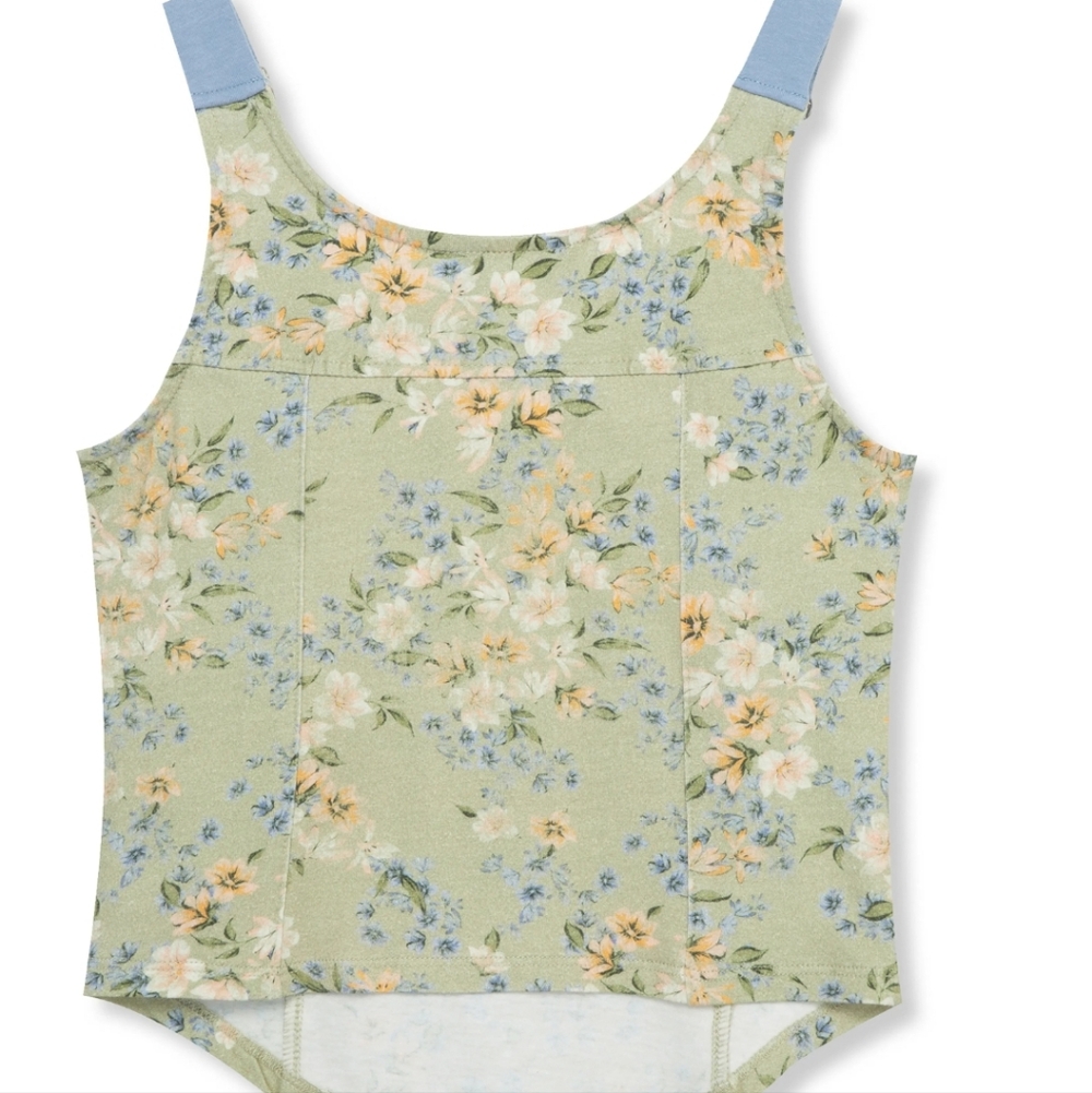 NWT  NORDSTROM TRUCE FLORAL TANK TOP L(14)